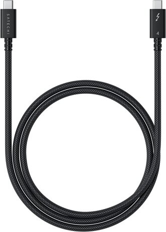Satechi ST-YTB100K Thunderbolt 4 Apa - Thunderbolt 4 Apa Adat és Töltő Kábel - Fekete (1m)