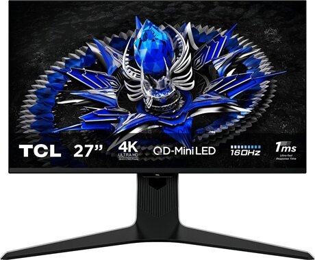 Tcl 27" 27R83U 16:9 4K LCD LED Monitor - Fekete