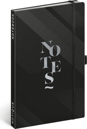 Realsystem Elegant 5416 130 x 210mm Keményfedeles Notesz - Fekete