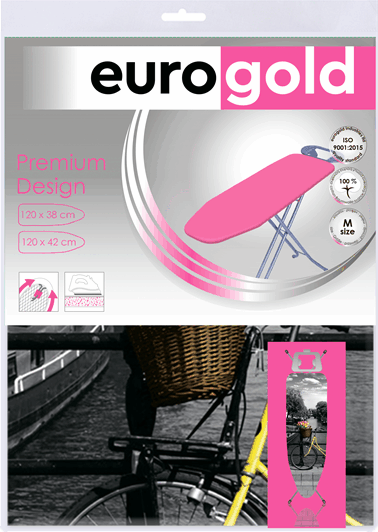 Eurogold Premium Vasalódeszka huzat (120x38cm - 120x42cm) - Rózsaszín