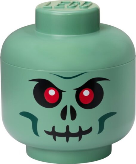LEGO 40320811 Room Copenhagen Csontvázfej Tároló doboz 8,5L - Zöld