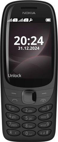 Nokia 6310 (2024) 8/16MB 2G Dual SIM Mobiltelefon - Fekete