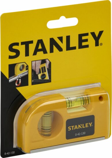Stanley 0-42-130 Mágneses Mini Vízmérték 84x46x20 mm - Sárga Stanley 0-42-130 Mágneses Mini Vízmérték 84x46x20 mm - Sárga
