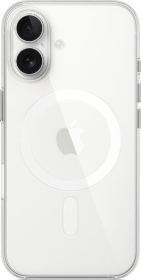 Apple iPhone 16 Gyári műanyag tok - Átlátszó