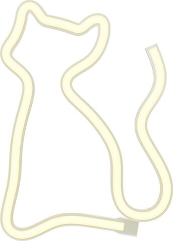 Forever Light Retro falra akasztható USB LED dekorációs lámpa "CICA" - Sárga