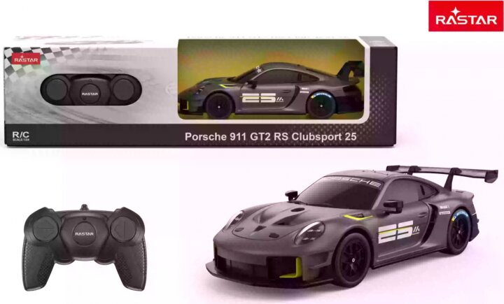 Rastar: Porsche 911 GT2 RS távirányítós autó - Szürke (1:24) Rastar: Porsche 911 GT2 RS távirányítós autó - Szürke (1:24)