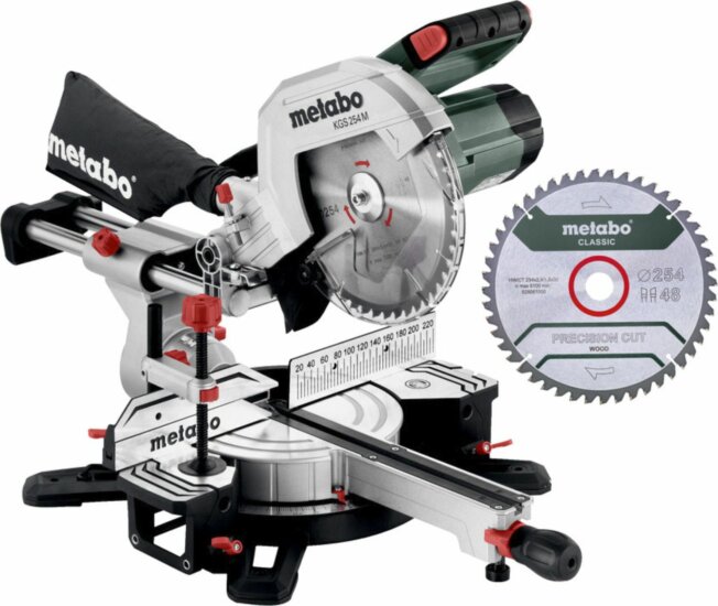 Metabo 613254900 Asztali gérvágó körfűrész készlet 254 mm + tartalék fűrészlap Metabo 613254900 Asztali gérvágó körfűrész készlet 254 mm + tartalék fűrészlap