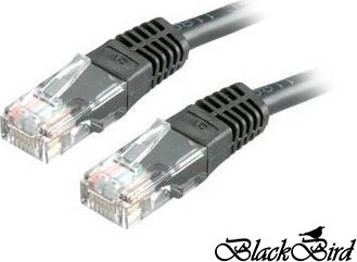 BlackBird BH1519 UTP Cat6 Patch kábel 30m - Fekete
