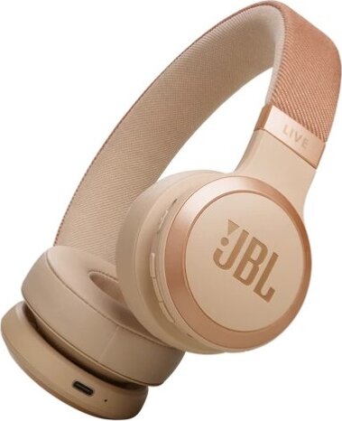 JBL Live 670NC Vezeték nélküli Bluetooth zajszűrős Over-ear Fejhallgató Headset - Homok JBL Live 670NC Vezeték nélküli Bluetooth zajszűrős Over-ear Fejhallgató Headset - Homok