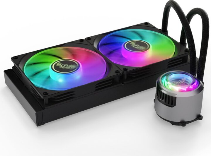 Valkyrie Jarn 280 ARGB All In One Univerzális CPU Vízhűtés - Fekete