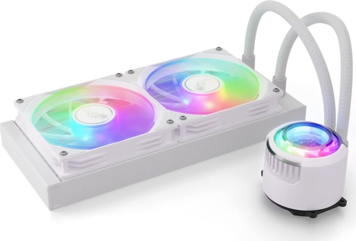 Valkyrie Jarn 240 ARGB All In One Univerzális CPU Vízhűtés - Fehér