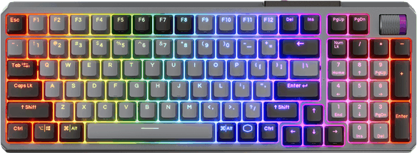 Cooler Master MK770 Wireless Mechanikus Gaming Billentyűzet (Red Switch) HU - Space Grey