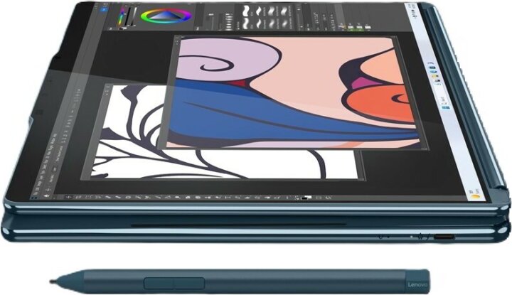 LENOVO Yoga Book 9 13IMU9 Laptop Kék (13.3" Touch / Intel Core Ultra 7-155U / 16GB / 512GB SSD / Win 11 Pro)