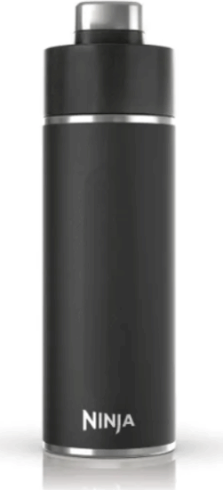 Ninja Thirsti rozsdamentes acél Kulacs 530ml - Fekete