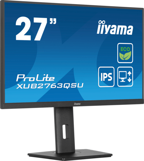 iiyama 27" XUB2763QSU-B1 ProLite 16:9 QHD LED Monitor iiyama 27" XUB2763QSU-B1 ProLite 16:9 QHD LED Monitor