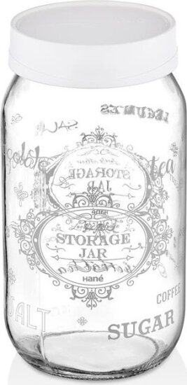 Iris HN-1411 Retro Üveg fűszertartó 1000ml - Fehér