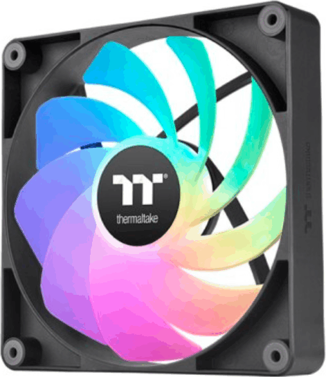Thermaltake CT140 Reverse ARGB 140mm PWM Rendszerhűtő ventilátor 2db - Fekete