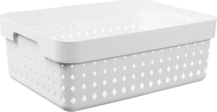 Iris Seoul Műanyag Tárolókosár 10.8L - Fehér
