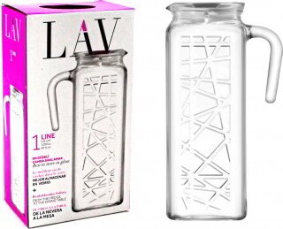 LAV Line Jug Üveg kancsó 1.2L - Átlátszó