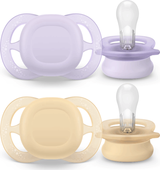 Philips SCF075/01 Avent Ultra Start cumi 2 darabos készlet - Sárga / Lila