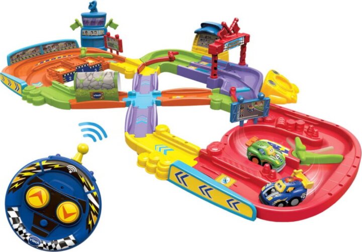 Vtech Tut Tut Baby Flitzer - Távirányítós RC Versenypálya hanggal és fénnyel (német nyelvű)