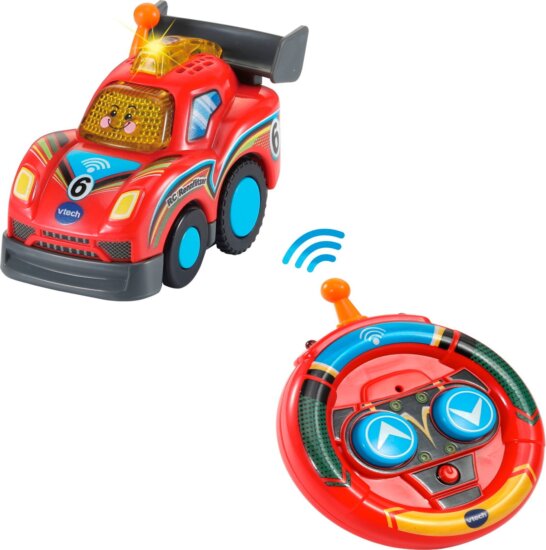 VTech Tut Tut Baby Flitzer - Távirányítós RC Autó Hanggal és Fénnyel - Piros