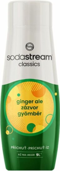 SodaStream Ginger Ale Gyömbér ízű Szódagép szörp 440ml SodaStream Ginger Ale Gyömbér ízű Szódagép szörp 440ml