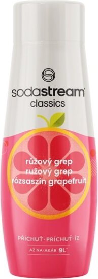 SodaStream Pink Grapefruit Grapefruit ízű Szódagép szörp 440ml SodaStream Pink Grapefruit Grapefruit ízű Szódagép szörp 440ml