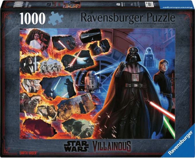 Ravensburger Star Wars Gonosztevők - Darth Vader 1000 darabos puzzle Ravensburger Star Wars Gonosztevők - Darth Vader 1000 darabos puzzle