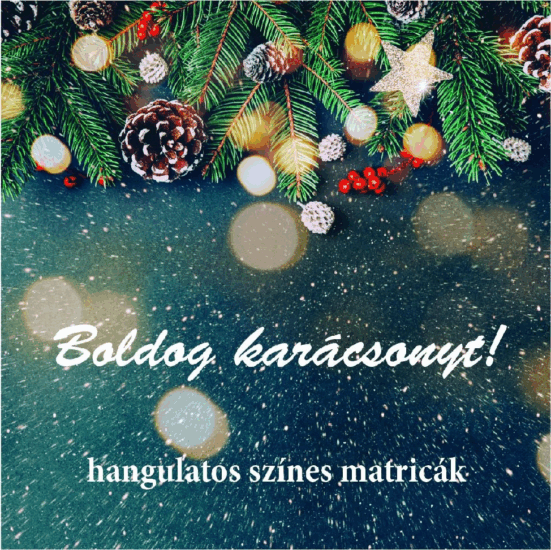 Pátria PD karácsonyi matricaszett (16 db)