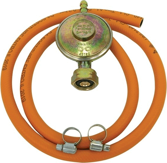 Family PB-gáz Nyomásszabályozó készlet 30mbar 1m-es tömlővel