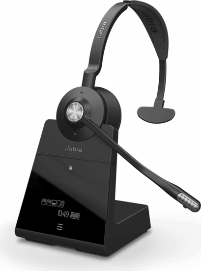 Jabra Engage 75 SE Convertible Bluetooth USB-A UC Call Center Mono Headset Állvánnyal - Fekete