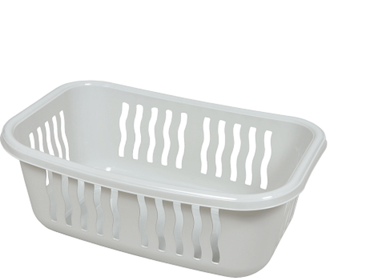 Flair 80114 Műanyag ruháskosár 45L - Világosszürke