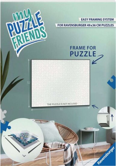 Ravensburger 500db Puzzle Fali képkeret (50 x 37 cm) - Fekete