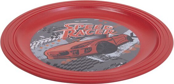 Iris Speed Racer Műanyag gyerek lapostányér - 20 cm
