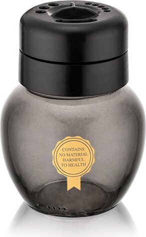 Iris C-00363 Black Pearl Üveg Fűszerszóró 210ml - Fekete/átlátszó