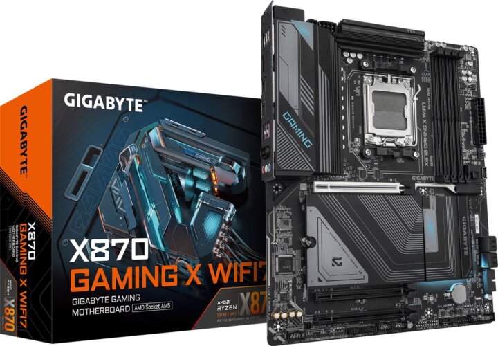 GIGABYTE X870 GAMING X WiFi7 DDR5 AMD AM5 ATX Alaplap GIGABYTE X870 GAMING X WiFi7 DDR5 AMD AM5 ATX Alaplap