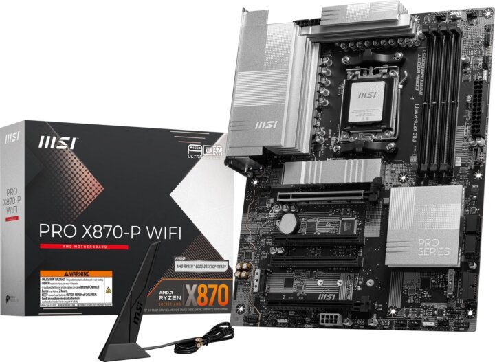 MSI PRO X870-P WiFi DDR5 AMD AM5 ATX Alaplap MSI PRO X870-P WiFi DDR5 AMD AM5 ATX Alaplap