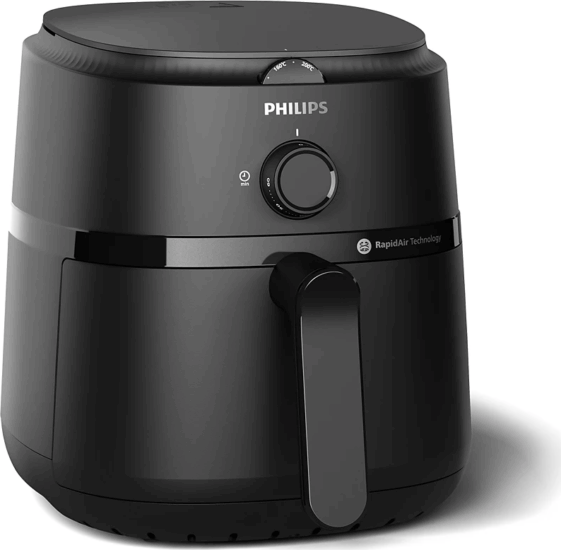 Philips Airfryer 1000 L NA120/00 AirFryer Forrólevegős sütő 4,2L 1300 Watt - Fekete