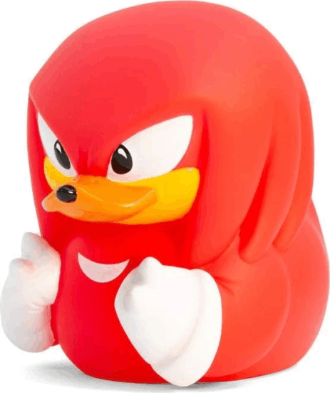 Numskull Tubbz Boxed Sonic - Knuckles gumikacsa figura - Piros Numskull Tubbz Boxed Sonic - Knuckles gumikacsa figura - Piros