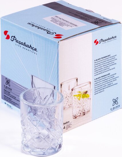 Pasabahce Timeless Liqueur 62ml Likőrös üveg pohár szett 4 darabos