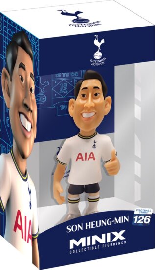 Minix 126 Football Stars - Tottenham Hotspur Son Heung-Min gyűjthető Focista figura 12cm