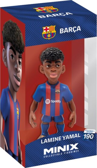 Minix 190 Football Stars - FC Barcelona Lamine Yamal gyűjthető Focista figura 12cm