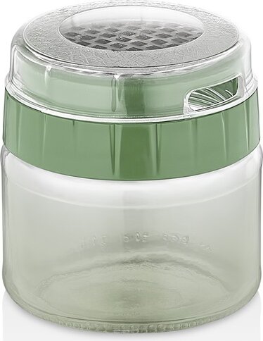 Iris C-00493 Rainbow Konyhai reszelő üveg tárolóval 300ml - Zöld