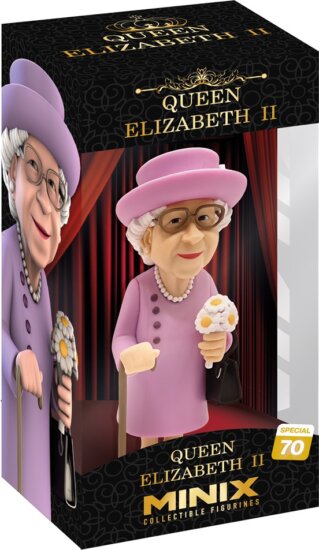 Minix 70 Special - Queen Elizabeth II (Erzsébet brit királynő) gyűjthető figura 12cm