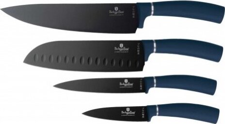 Berlinger Haus BH/2890 Rozsdamentes acél késkészlet 4 darabos - Fekete