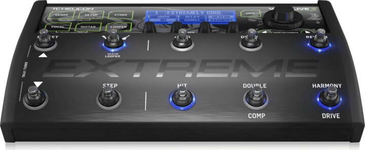 TC Helicon Voicelive 3 Extreme Gitár Effekt pedál - Fekete