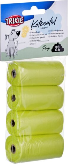 Trixie Citrom illatú Kutyapiszok zacskó 4x20 db - Citromsárga Trixie Citrom illatú Kutyapiszok zacskó 4x20 db - Citromsárga
