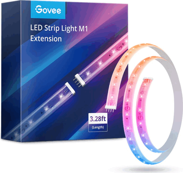 Govee GOVH100E M1 RGBIC LED szalag Dekoráció kiegészítő 1m