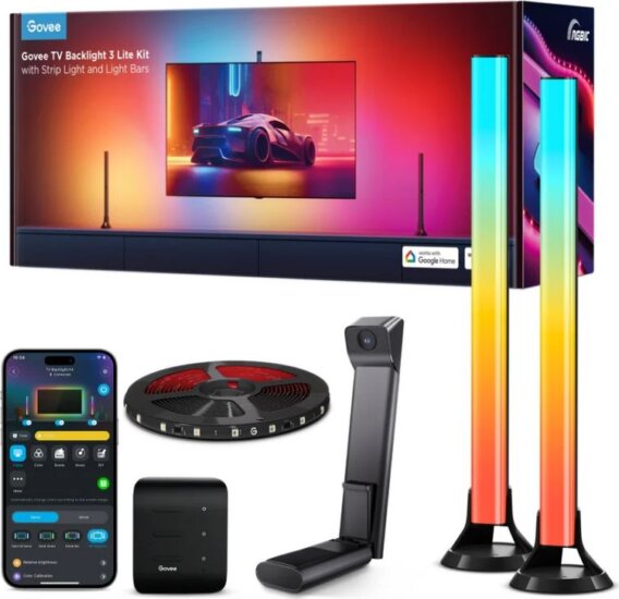 Govee GOVH605A 2 darabos Okos RGB LED Hangulat Dekorációs Készlet